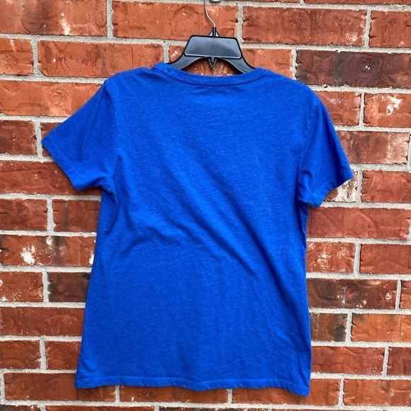 Busch Light Beer Benjamin Franklin Womens XL Blue Short Sleeve Tshirt Patrioitc - Picture 3 of 7
